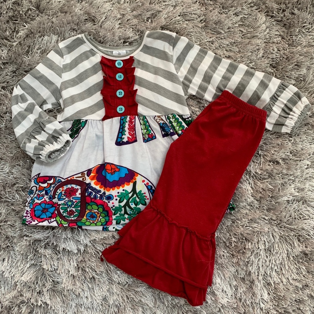 Baby Girls Ruffle Outfit